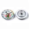 Glass Paper Snap Buttons BUTT-N019-007-A02-2