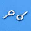 Brass Screw Eye Pin Peg Bails KK-A171-23S-3