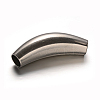 Tarnish Resistant 201 Stainless Steel Tube Beads STAS-D111-54-1