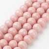 Natural Mashan Jade Round Beads Strands G-D263-10mm-XS22-1