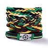 Leather Cord Bracelets Set for Men Women BJEW-C005-02D-2