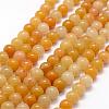 Natural Old Topaz Jade Beads Strands G-F364-06-8mm-1