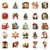 50Pcs Christmas Eve Theme Cartoon Paper Stickers DIY-P085-11-6