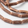 Natural Coconut Column Bead Strands X-COCB-O001-10-2