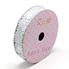 Glitter Powder Polyester Ribbons X-SRIB-S048-04G-1
