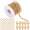 1Roll Aluminium Curb Chains CHA-BM0001-05G-1