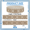 10Yards Ethnic Style Rhombus Polyester Ribbon SRIB-FG0001-35B-2