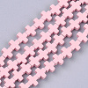 Spray Painted Non-magnetic Synthetic Hematite Beads Strands G-T116-18A-05-1