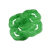 Natural Myanmar Jade Dyed Connector Charms G-Z162-09-2