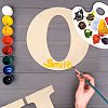 Letter Unfinished Wood Blank Cutouts DIY-ZX040-01O-3