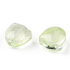 Spray Painted Transparent Glass Beads GLAA-T022-26-A03-3