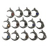 Natural & Synthetic Mixed Gemstone Pendants G-P547-04AS-1