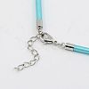 Silk Cord Necklaces Making NFS005-15-3