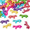 35Pcs 7 Colors Synthetic Turquoise Beads G-TA0003-27-2