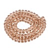 Transparent Glass Beads Strands GLAA-Q114-01A-A13-2