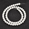 Natural Malaysia Jade Beads Strands G-A146-6mm-B01-4