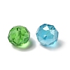 Electroplate Faceted Rondelle AB Color Plated Transparent Glass Beads GLAA-R152-10mm-M2-2