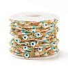 Glass Evil Eye Link Chain CHC-E024-12G-3