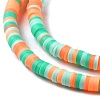 Handmade Polymer Clay Beads Strands CLAY-R089-3mm-013-4