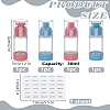 4Pcs 4 Styles Plastic Spray Bottles AJEW-LP0005-71-2