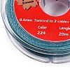 2-Ply Round Waxed Cotton Thread Cords YC-T004-01A-17-2