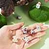7Pcs 7 Styles Handmade Porcelain Beads PORC-TA0001-33-6