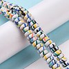 Handmade Polyester Clay Beads Strand CLAY-P001-02C-2