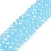 Electroplate Glass Beads Strands EGLA-A044-J4mm-A04-1