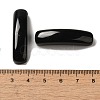 Natural Obsidian Connector Charms G-G095-01D-3