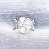 304 Stainless Steel Cuff Rings RJEW-D306-27P-05-4