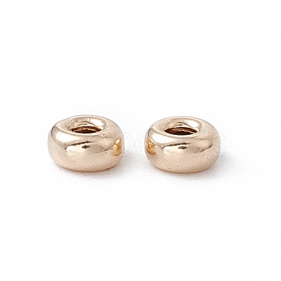 Yellow Gold Filled Beads Spacers KK-G159-3x1.5mm-1-1