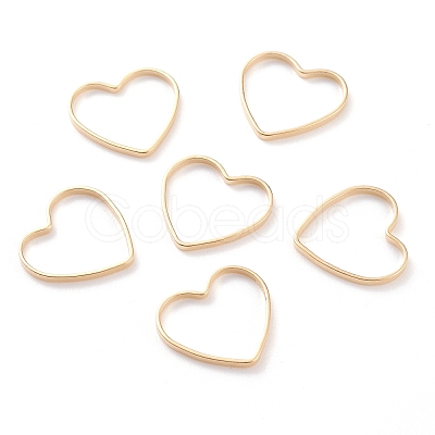 Brass Linking Rings KK-Y003-02E-G-1