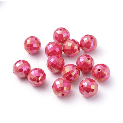 Opaque Chunky Bubblegum Acrylic Beads SACR-R605-5-1