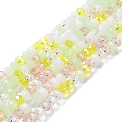 Glass Beads Strands EGLA-A034-M8mm-45-1