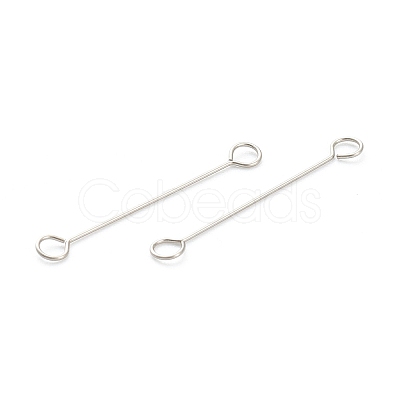 Non-Tarnish 316 Surgical Stainless Steel Eye Pins X-STAS-P277-A02-P-1