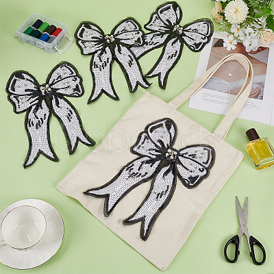 Polyester Embroidery Sequin Costume Accessories DIY-WH0622-217-1