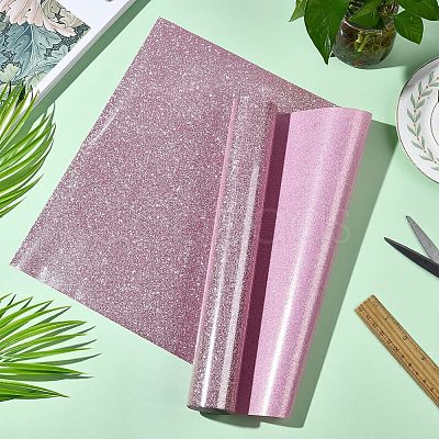 NBEADS Glitter Vinyl Transfer Film DIY-NB0001-10-1