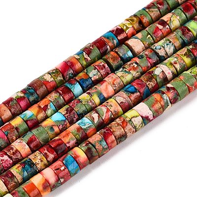 Natural Imperial Jasper Beads Strands G-T138-198E-1