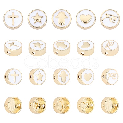 ARRICRAFT Brass Enamel Beads KK-AR0001-89G-1