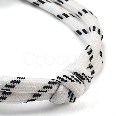 Nylon Thread Bangles AJEW-T013-01C-1