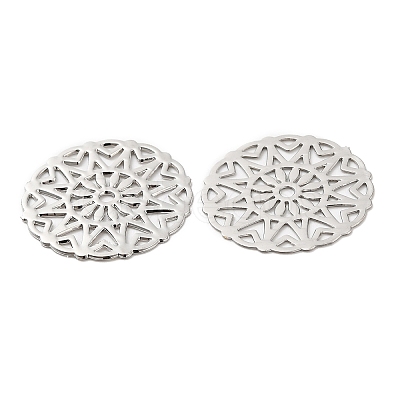 Long-Lasting Plated Brass Filigree Joiners KK-K336-13P-1