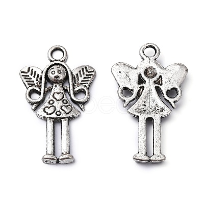 Tibetan Style Alloy Fairy Pendants LS-TIBEP-S613-AS-FF-1