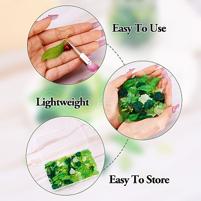 270Pcs 9 Style Transparent Acrylic Pendants TACR-CD0001-02-1