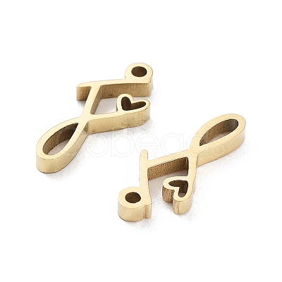 304 Stainless Steel Charms STAS-M327-02G-F-1