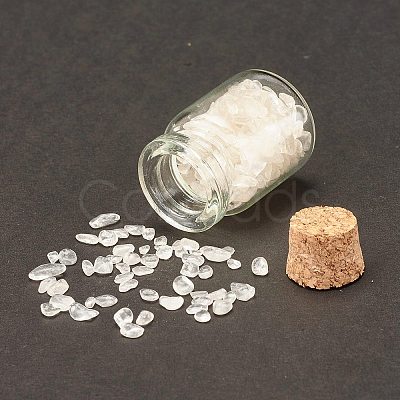 Transparent Glass Wishing Bottle Decoration LS-DJEW-A001-01A-05-1