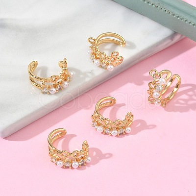 SHEGRACE Brass Cuff Earring Findings XGRQ3P031-652G-1
