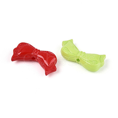 Opaque Acrylic Beads OACR-N139-07-1