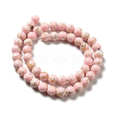 Synthetic Turquoise and Sea Shell Assembled Beads Strands X-G-D482-01C-06-1