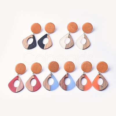 Resin & Wood Pendants RESI-OL0001-08C-1