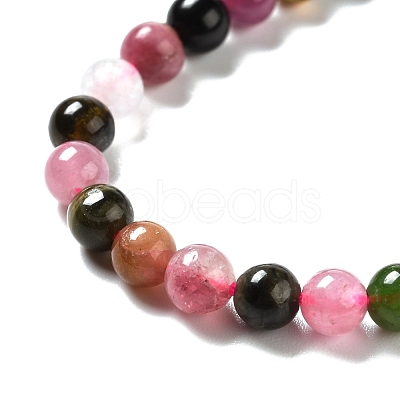 Natural Multicolor Tourmaline Beads Strands G-D467-B02-1